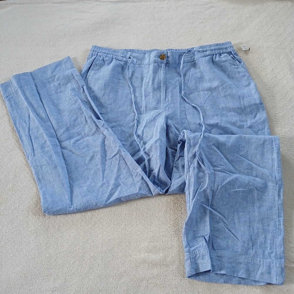 Talbots Sky Blue Flare Pants